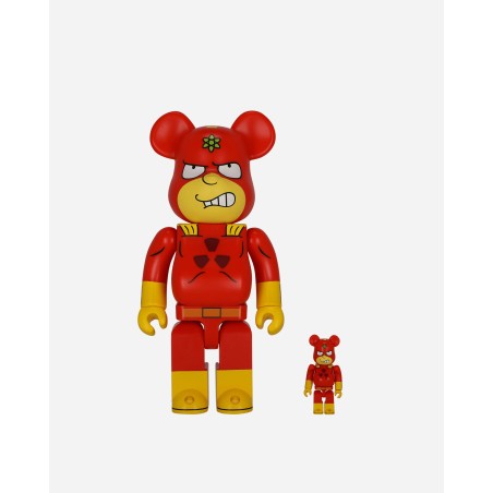 Brand New 100% + 400% The Simpsons Radioactive Man Be@rbrick Multicolor