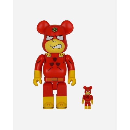 Brand New 100% + 400% The Simpsons Radioactive Man Be@rbrick Multicolor