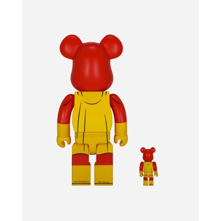 Brand New 100% + 400% The Simpsons Radioactive Man Be@rbrick Multicolor