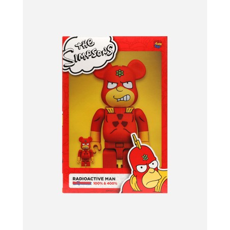 Brand New 100% + 400% The Simpsons Radioactive Man Be@rbrick Multicolor