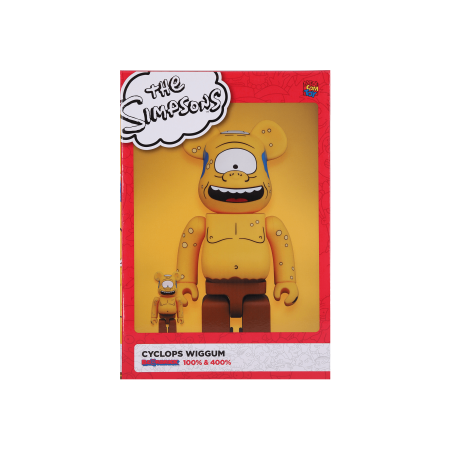 Brand New 100% + 400% Simpsons Cyclops Be@rbrick Multicolor New Release