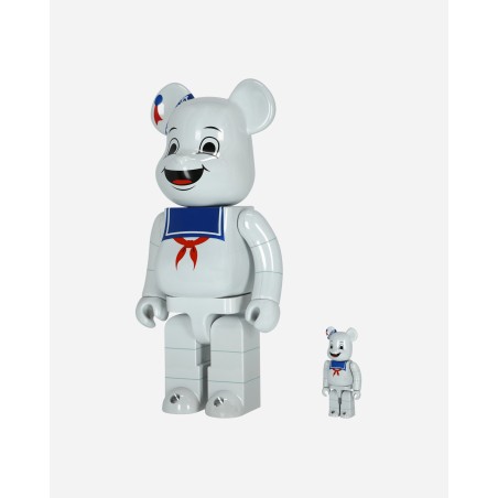 Brand New 100%+400% Stay Puft Marshmallow Man Be@rbrick White Just Launched