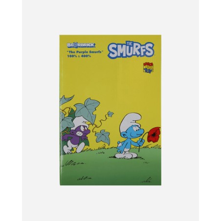 Brand New 100%+400% The Smurfs The Purple Smurfs Be@rbrick Multicolor New Stock