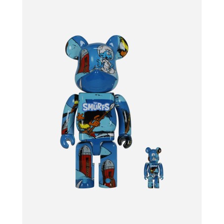 Brand New 100%+400% The Smurfs The Astrosmurf Be@rbrick Multicolor Just In