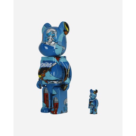 Brand New 100%+400% The Smurfs The Astrosmurf Be@rbrick Multicolor Just In