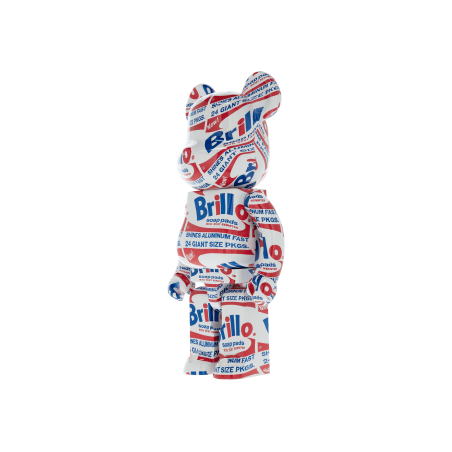 Brand New 1000% Andy Warhol Brillo Be@rbrick Multicolor Latest Edition