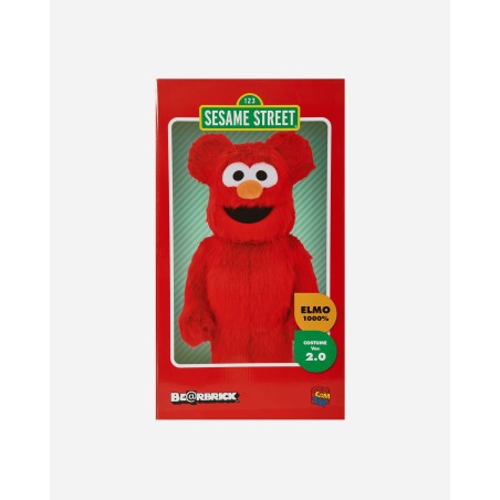 Brand New 1000% Elmo Costume 2.0 Be@rbrick Red New Release