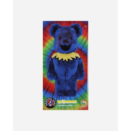 Brand New 1000% Grateful Dead Dancing Bear Costume Be@rbrick Blue Latest Edition