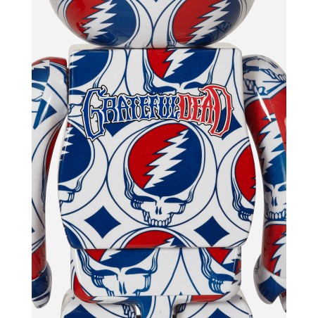 Brand New 1000% Grateful Dead - Steal Your Face Be@rbrick Multicolor On Hand Now