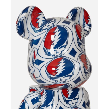 Brand New 1000% Grateful Dead - Steal Your Face Be@rbrick Multicolor On Hand Now