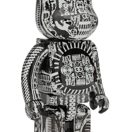 Brand New 1000% H.R. Giger Chrome Version Be@rbrick Black Limited Stock