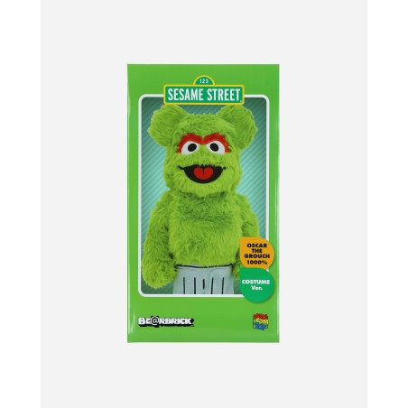 Brand New 1000% Oscar The Grouch Costume Be@rbrick Multicolor Just Launched