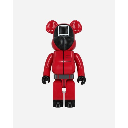 Brand New 1000% Squid Game Guard Square Be@rbrick Multicolor Fresh Release