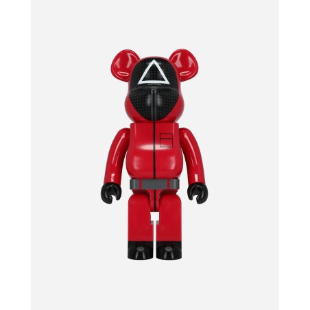 Brand New 1000% Squid Game Guard Triangle Be@rbrick Multicolor Limited Stock