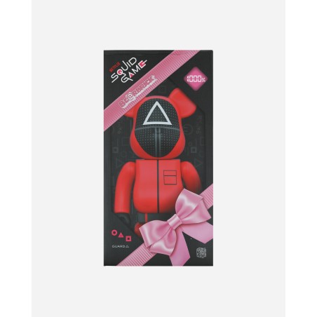 Brand New 1000% Squid Game Guard Triangle Be@rbrick Multicolor Limited Stock