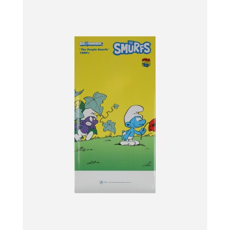 Brand New 1000% The Smurfs The Purple Smurfs Be@rbrick Multicolor In Stock