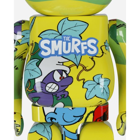 Brand New 1000% The Smurfs The Purple Smurfs Be@rbrick Multicolor In Stock