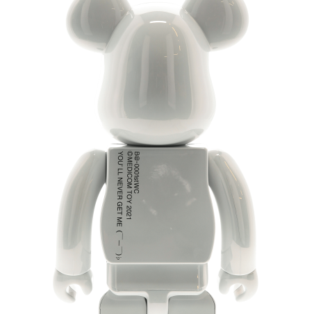 Brand New 400% 1st Model White Chrome Be@rbrick Multicolor New Release