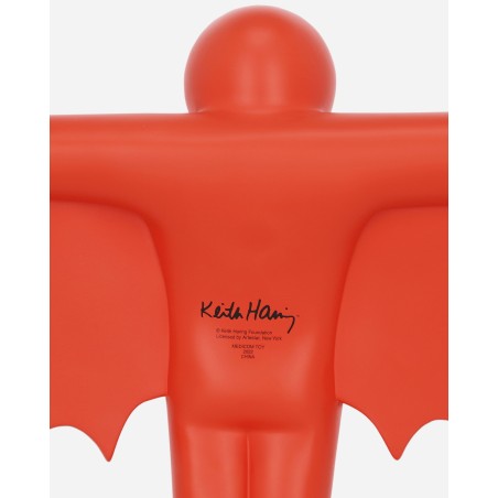 Brand New Keith Haring Flying Devil Statue Red In Stock