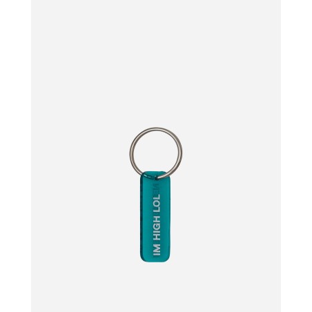 Brand New I'm High Lol Keychain Transluscent Aqua Just In