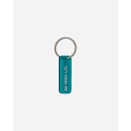 Brand New I'm High Lol Keychain Transluscent Aqua Just In