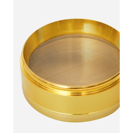 Brand New Peace Logo Grinder Gold In Stock