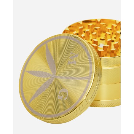 Brand New Peace Logo Grinder Gold In Stock