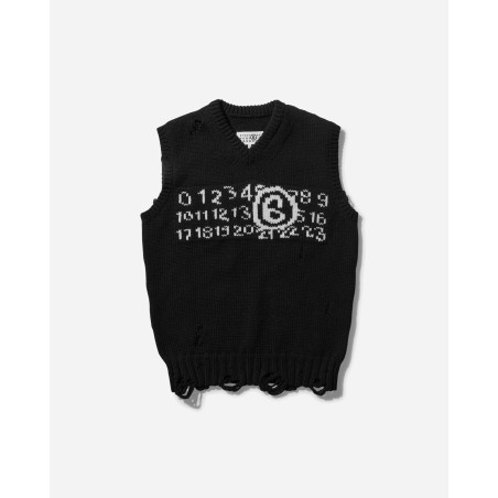 Brand New Men's Numeric Logo Gilet Black Just Launched