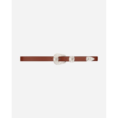 Brand New Papillon Western Tip Belt Brown