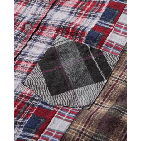 Brand New 7 Cuts Flannel Shirt Multicolor In Stock