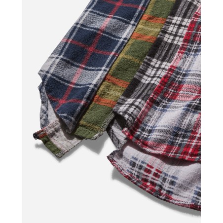 Brand New 7 Cuts Flannel Shirt Multicolor In Stock