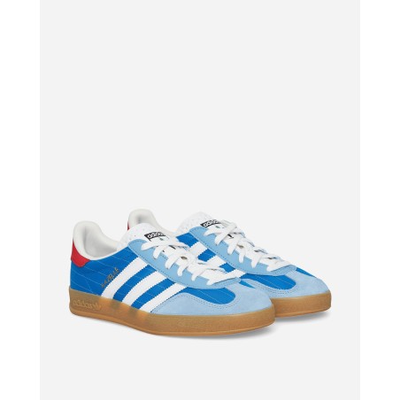 Brand New Gazelle Indoor Sneakers Bright Blue / Cloud White / Gum New Release