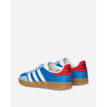 Brand New Gazelle Indoor Sneakers Bright Blue / Cloud White / Gum New Release