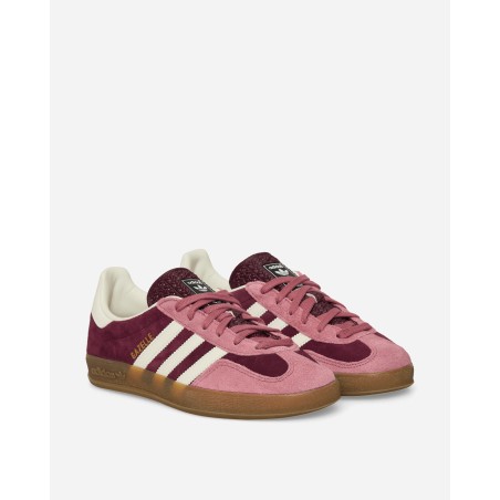 Brand New Gazelle Indoor Sneakers Maroon / Cloud White On Hand Now