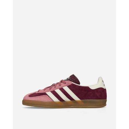 Brand New Gazelle Indoor Sneakers Maroon / Cloud White On Hand Now