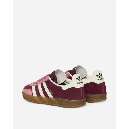 Brand New Gazelle Indoor Sneakers Maroon / Cloud White On Hand Now