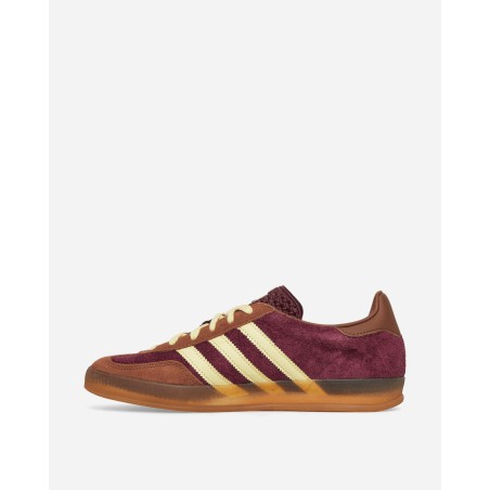 Brand New Gazelle Indoor Sneakers Maroon / Almost Yellow Fresh Release