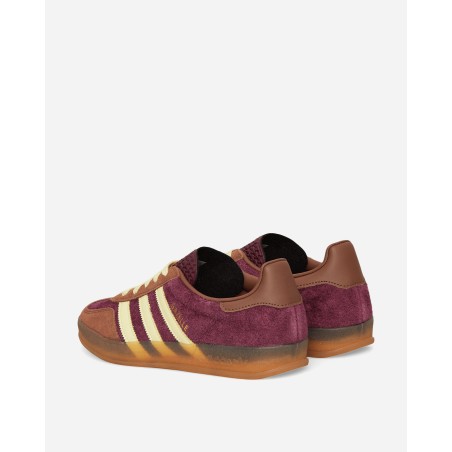 Brand New Gazelle Indoor Sneakers Maroon / Almost Yellow Fresh Release