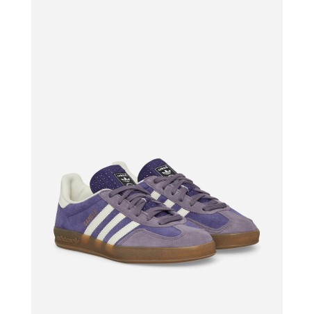 Brand New Gazelle Indoor Sneakers Collegiate Purple / Cloud White New Collection