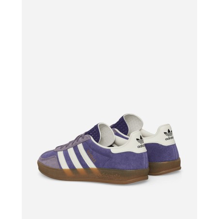 Brand New Gazelle Indoor Sneakers Collegiate Purple / Cloud White New Collection