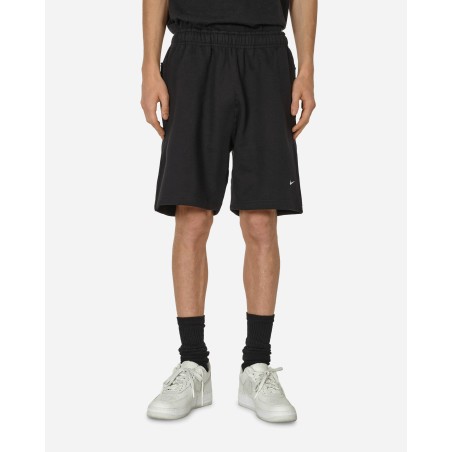 Brand New Solo Swoosh Fleece Shorts Black