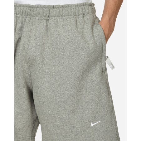 Brand New Solo Swoosh Fleece Shorts Grey Heather In Stock