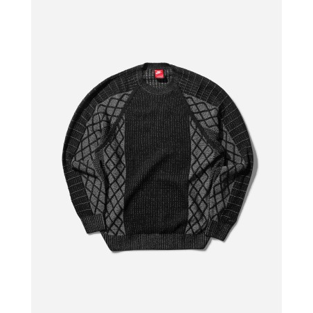 Brand New Men's Tech Sweater Black / Reflective Silver In Stock