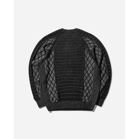 Brand New Men's Tech Sweater Black / Reflective Silver In Stock