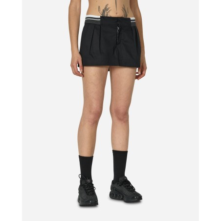 Brand New Low-Rise Canvas Mini Skirt Black New Release