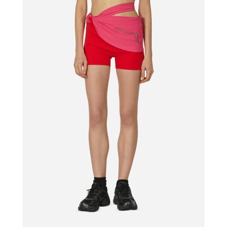 Brand New JACQUEMUS Pareo Shorts University Red / Watermelon Available Now