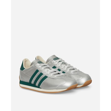 Brand New WMNS Country OG Sneakers Silver Metallic / Collegiate Green