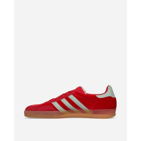 Brand New WMNS Gazelle Indoor Sneakers Better Scarlet / Hazy Green New Stock