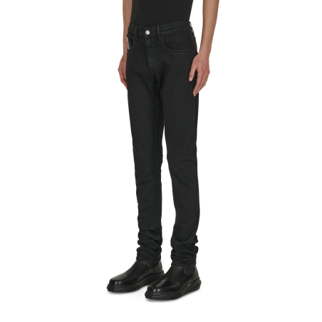 Brand New 6 Pocket Skinny Denim Pants Black New Release