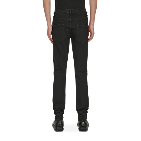 Brand New 6 Pocket Skinny Denim Pants Black New Release